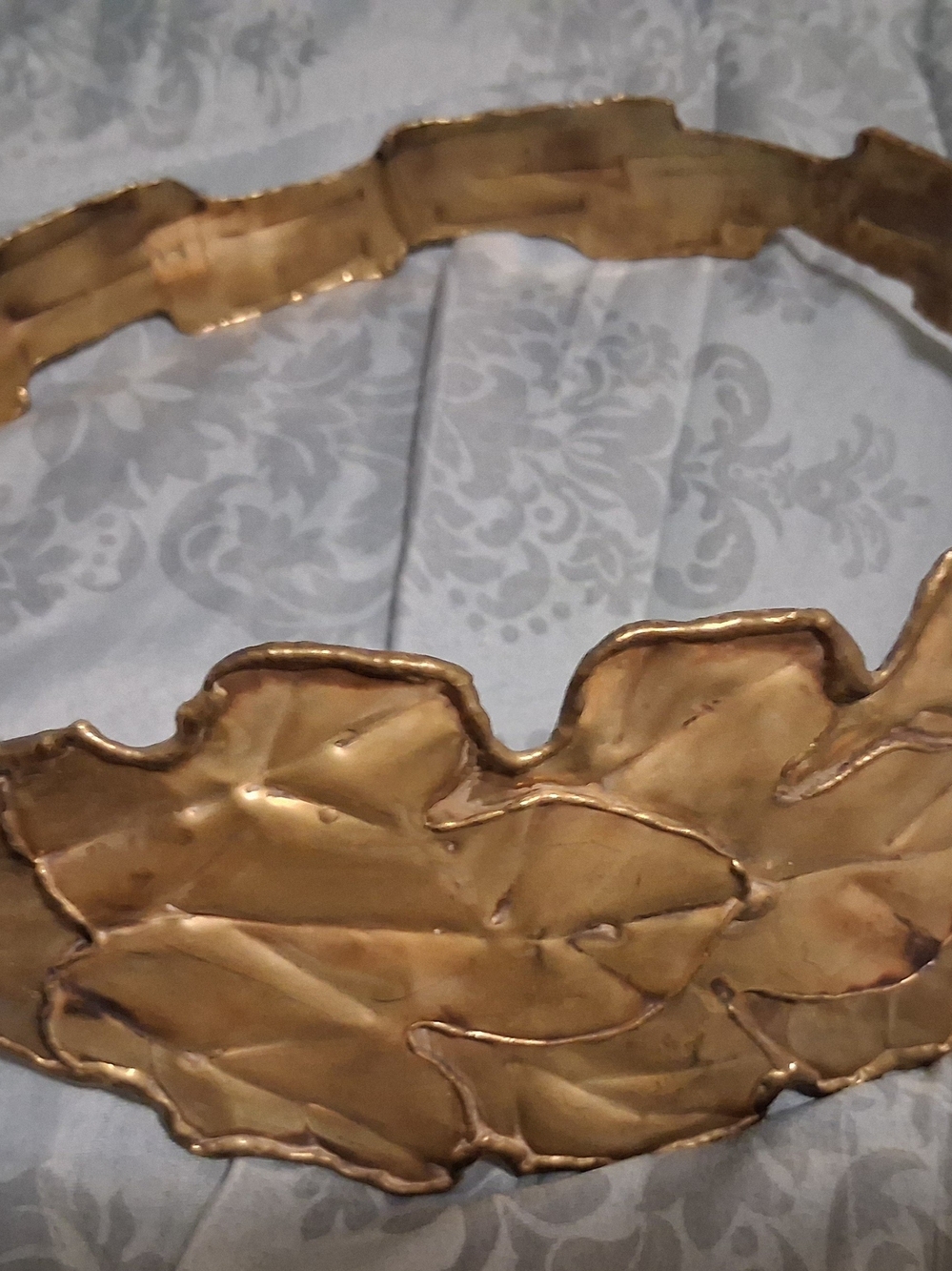 Brass Leaf Accent Decorative 30" Belt Unbranded